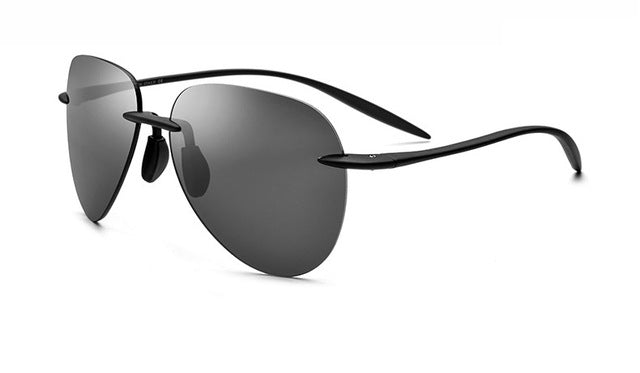 Vazrobe Nylon Men's Sunglasses Polarized Rimless Sun Glasses TR90 2018